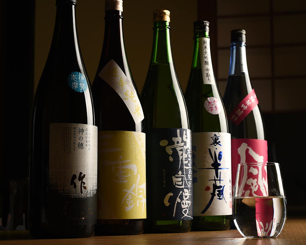 日本酒各種ラインナップ